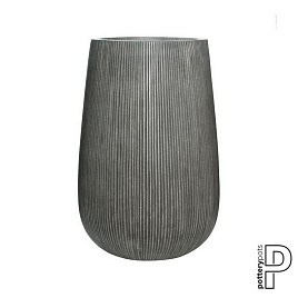 Кашпо PATT HIGH Ridged Pottery Pots Нидерланды, материал файбергласс